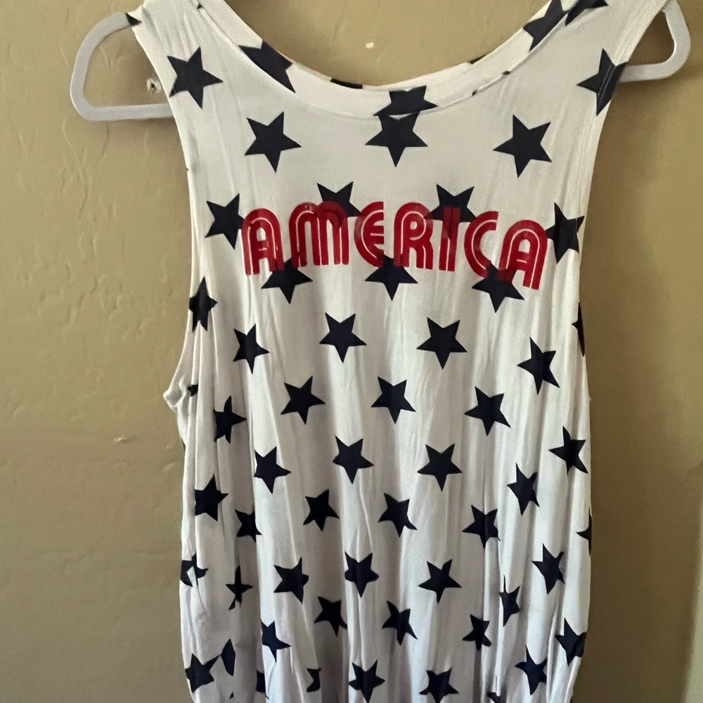 America Tank Top. Size Large